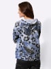 WITT WEIDEN Sweatshirt in jeansblau-bedruckt