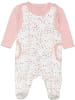 Fixoni Kinder Langarmbody "Body LS w.Velour Romper" in Rosa