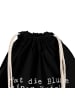 Mr. & Mrs. Panda Stoffbeutel Hat die Blume einen... mit Spruch in Schwarz