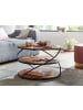 FineBuy Couchtisch in Braun / Sheesham / 58x58x40