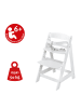 roba Treppenhochstuhl 'Born Up' Set 2in1 - 'Little Stars' - mit Liegefunktion - Weiß