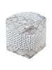 ebuy24 Pouf Puri Offwhite 40 x 40 cm