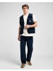 Lee Weste Mixed Media Ww Vest in Rivet Navy