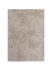 KADIMA DESIGN Teppich Outdoor Flachgewebe Tropenmuster Polypropylen Terrasse in Beige