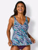 WITT WEIDEN Tankini-Top in türkis-lila-bedruckt