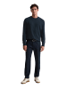 Marc O'Polo Bouclé-Pullover regular in Dark Navy