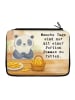 Mr. & Mrs. Panda Mäppchen Panda Pommes Gebet Design mit Spruch in Weiß