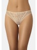 Teyli Mesh Slip mit floraler Spitze Glamour in beige