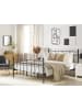 Beliani Doppelbett LYNX in Schwarz - (W) 188 x (H) 110 x (L) 209 cm