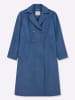 sheego by Joe Browns Wintermantel in jeansblau