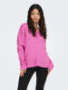 ONLY Strickpullover in Super Pink