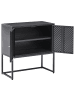 Beliani Büroschrank RAKAIA in Schwarz - (W) 72 x (H) 75 x (L) 35 cm
