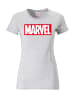 Logoshirt T-Shirt Marvel Logo in grau-meliert