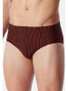 Schiesser Mini Slip / Unterhose 95/5 Essentials in Schwarz / rot