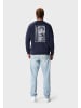 OLDSKULL Sweatshirt Asian Flavour Club Umami in Navy Blue