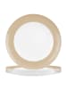 6er Set Speiseteller Liberty Pure Colors in Dusty Beige ø 27 cm