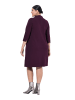Ulla Popken Kleid in dunkle pflaume