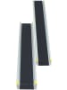COSTWAY Auffahrrampe 2er Set in Schwarz