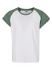 Urban Classics T-Shirts in white/salvia