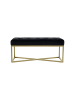 Kayoom Sitzbank Cameron in schwarz - gold