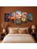 OnlyWow Leinwandbild 5er Set