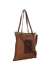 Caterina Lucchi Schultertasche Leder 32 cm in cognac