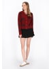 myMo Women Cardigan in burgundy melange