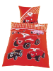 JACK 2 tlg. Renforcé Bettwäsche 135x200cm BIG Bobby Car in Rot