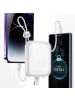 COFI 1453 10000 mAh Powerbank Mit 22,5 W Schnellladung und integriertem Ständer in Weiß