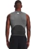 Under Armour T-Shirt "HeatGear Armour Ärmelloses Shirt" in Grau