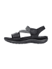 rieker Komfort Sandalen in Schwarz