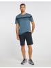 Joy Sportswear Rundhalsshirt MATTIA in harbour blue melange