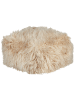 Beliani Pouf MUKKI in Beige - (W) 50 x (H) 30 x (L) 50 cm