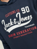 JACK & JONES Junior Kapuzen-Sweatshirt in navy blazer