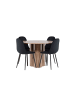 ebuy24 Essgruppe Olivia (5-teilig) Braun  x  cm