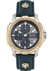 Versus Versace Chronograph 6eme ARR. CRYSTAL Gold-/Silberfarben in blau