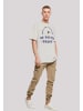 F4NT4STIC Heavy Oversize T-Shirt Möwe Knut & Jan Hamburg in lightasphalt