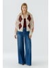 Oui Strickjacke in lt stone red