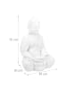 relaxdays Buddha-Figur in Weiß - (H)70 cm
