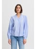 ICHI Bluse langarm IXLAYA Regular fit in Placid Blue