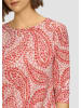 s.Oliver T-Shirt 3/4 Arm in Rot-mehrfarbig