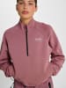 Hummel Halbreißverschluss Sweatshirt Reflektierend Logo Hmltech Multisport Damen in WISTFUL MAUVE