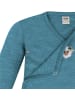 Normani Outdoor Sports Baby Merino Langarm Wickelbody und Hose in Blau