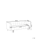Beliani 3-Sitzer Sofa BYSKE in Braun/Dunkler Holzfarbton - (W) 200 x (H) 73 x (L) 78 cm