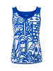 MARC CAIN COLLECTIONS Top in indigo weiß - 0001