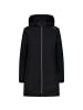 cmp Halbmantel, Funktionsjacke, Parka WOMAN COAT ZIP HOOD in Schwarz