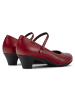 Camper Pumps " Helena " in Rot