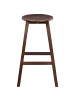 Beliani 2er-Set Barhocker ANCELLE in Braun