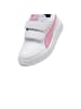 Puma Niedrige Kinder Sneakers mit Klettverschluss Courtflex V3 V PS Rose