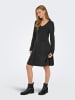 JDY Strickkleid in Dark Grey Melange